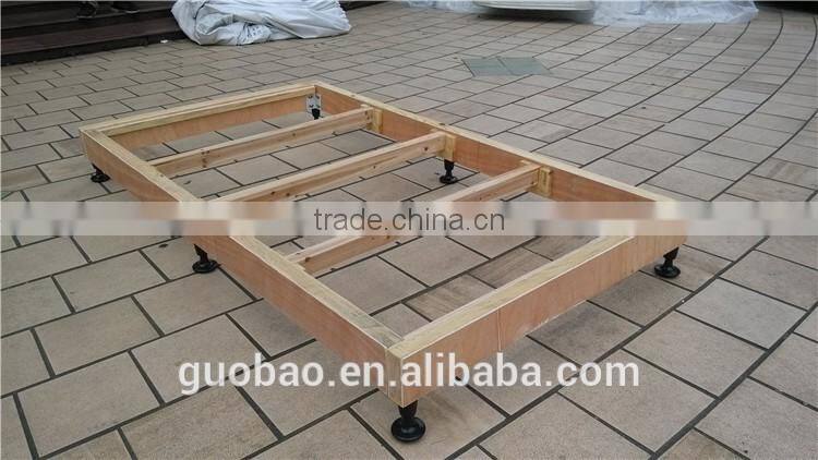Hot selling small size bedbase for hotel/ very small CBM bedbase/KD bed base/cheap simple bed base
