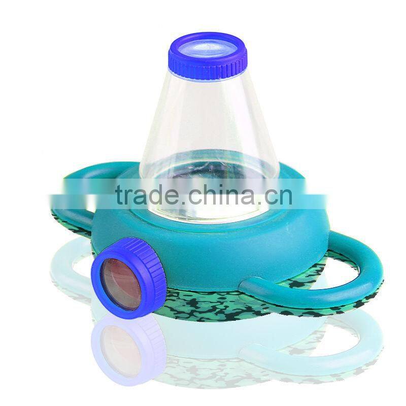 science Optical children plastic toy insect plastic insect viewer out door gift magnifier for children catch insect machine