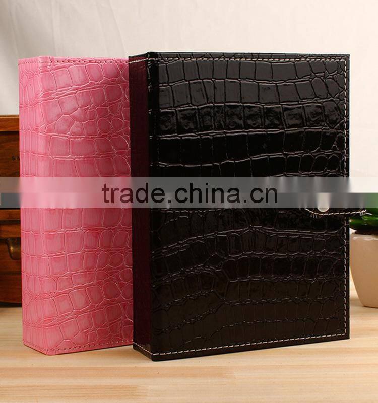 Wholesale protable creative leather fashionable folding earring organizer