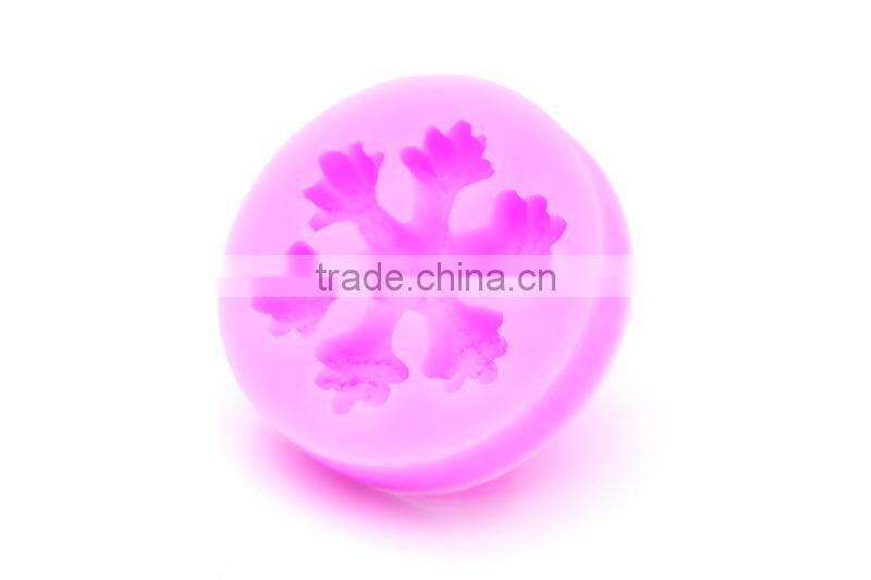 Snowflake silicone fondant mold
