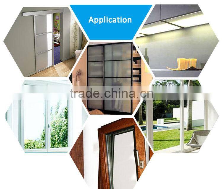 China 6063 T5 OEM aluminium u profile with anodizing for wardobe