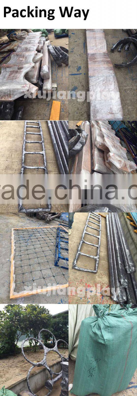 Adventure ropes courses kids climbing frame for Outdoor Playground