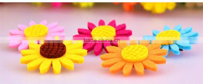 Flower shape plastic made elastic hair band