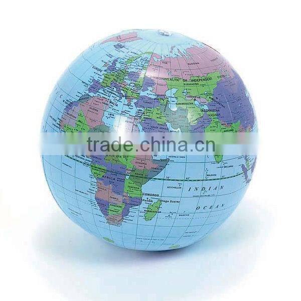 Globe inflatable beach ball ,inflatable earth beach ball