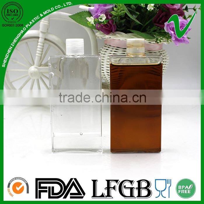 60ml PETG clear bpa free plastic wine bottle with screw cap