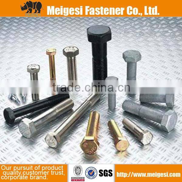 China Supplier high quality good price standard carbon steel high strength hex bolt m60