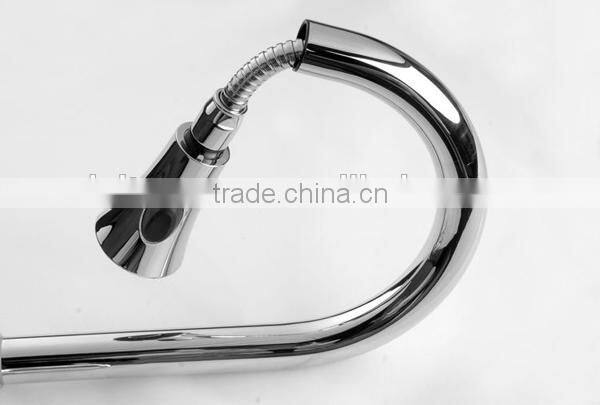 china supplier pull out kitchen sink mixer, flexible kitchen faucet , single lever pull out kitchen faucet