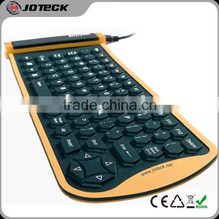 Hot selling 79 keys USB silicone rubber keyboard purple from keyboard manufacturer