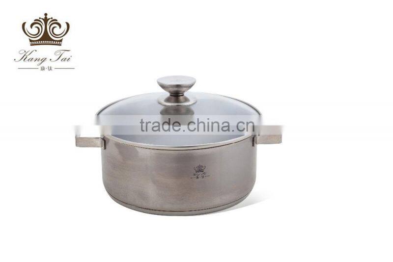 2016 health titanium milk pot with handle electric stockpot