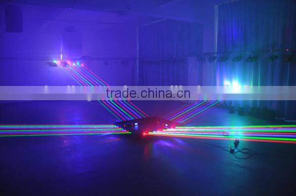 New style, 1650mW RGB 9-head Moving head laser dj lighting