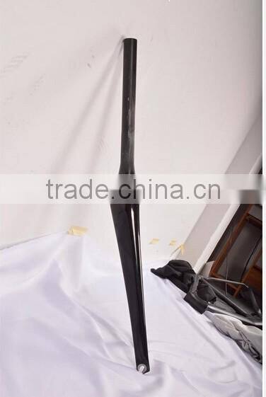 Full Carbon Fiber 700C Tapered Road Fork UD weave Steer tube 1-1/2"