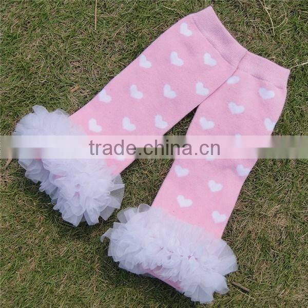 2016 high quality Hot Selling New Fashion Design Baby Socks Baby Leg Warmers with Ruffles