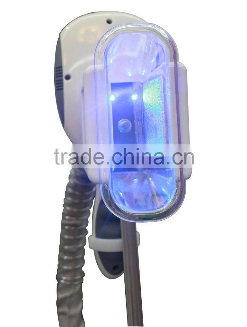 Vertical fat freezing machine with 2 cryo head