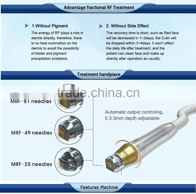 non surgical face lift machine / fractional rf microneedle
