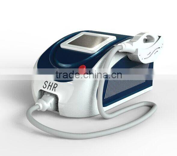 Alibaba Beijing China Supplier Double System Permanent Hair Removal Portable IPL SHR Beauty Machine