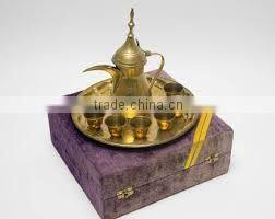 Arabic Brass Dallah Tea Coffee Pot, Arabic Dallah
