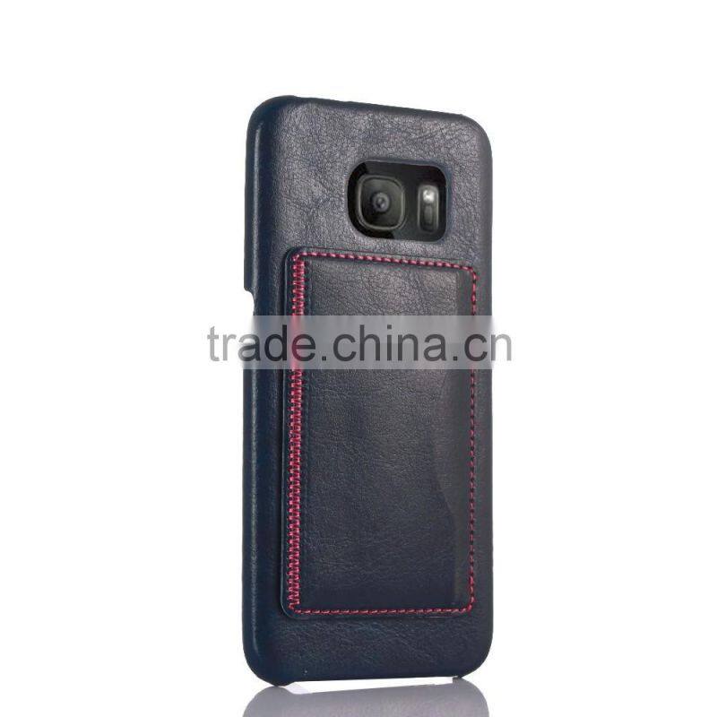 KICKSTND Wallet Case Stand PU Leather Case For GALAXY S7 EDGE G9350 LEATHER CREDIT CARD CASE