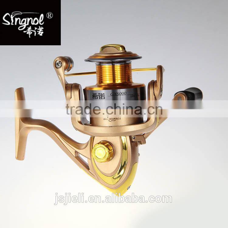 Singnol GX5000 6 Ball Bearings 5.5:1 Aluminum Handle Fishing Spinning Reel