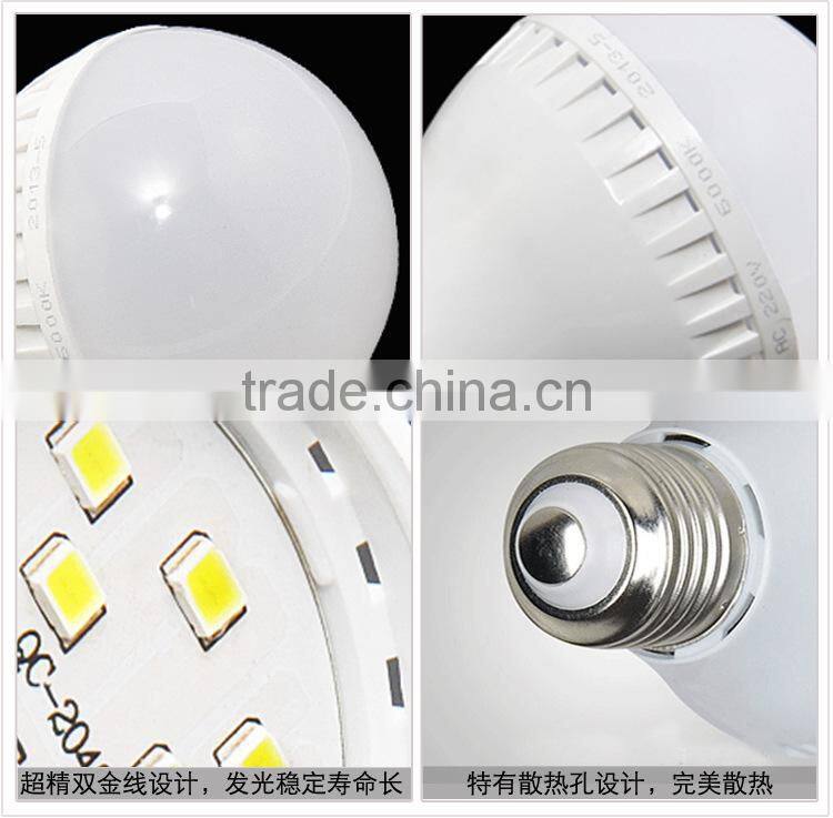 household high quality e27 5w/7W/9w led bulb light