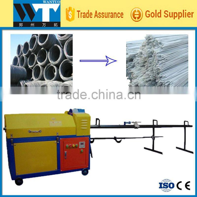 Energy-efficient Wire and Rebar straightening and cutting machine