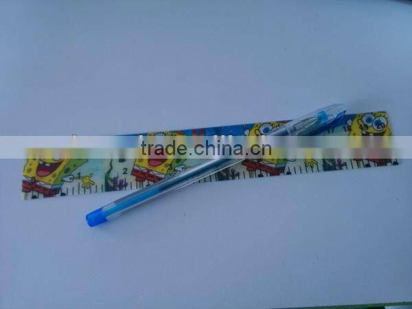 Student gifts PVC ruler with custom design