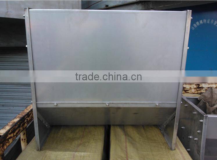 single-side stainless steel pig feed trough for sale