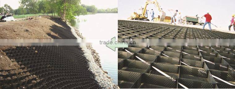 perforated plastic panels ground stabilizer driveway paver geocell