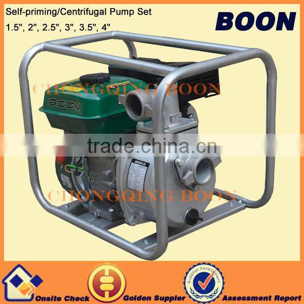 Engine drive portable with hose deep well water pump
