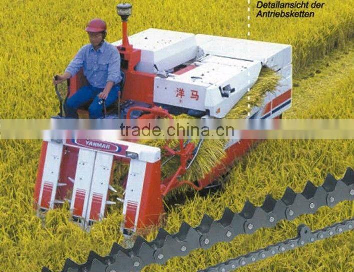 Rice harvester hoisting chains