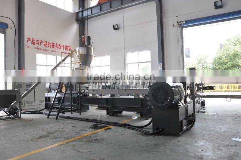 Two Stage Plastic Recycling Granules Making Extrusion Machine For PS