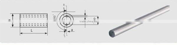 Tungsten Carbide Alloy Two Holes Tungsten Alloy Rod Carbide Alloy Rod