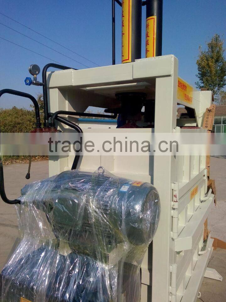 Hydraulic hay baler machine,cardboard baling press machine HD-30T