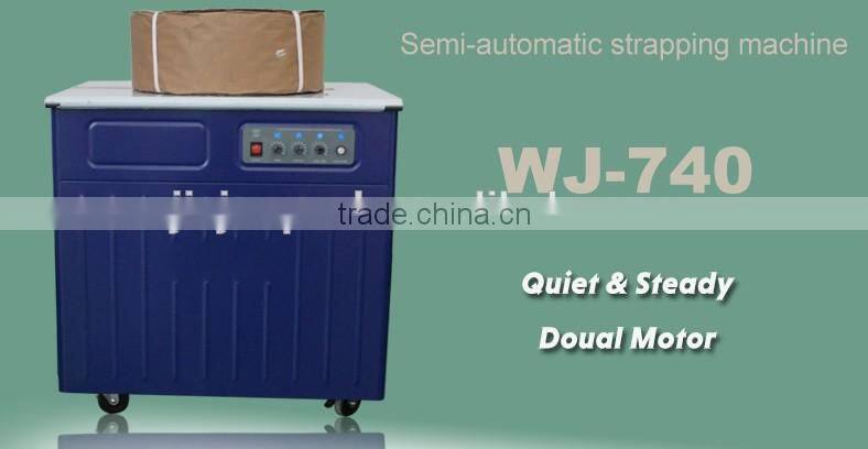 Easy operate semi automatic carton strapping machine with good quality