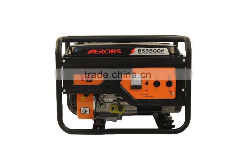 BSGE3500E Knife model Chongqing China AEROBS Protable Electrical Gasoline Generator Prices