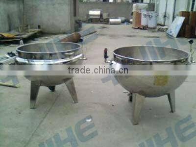 stainless steel double-layered pot industrial food processing machine