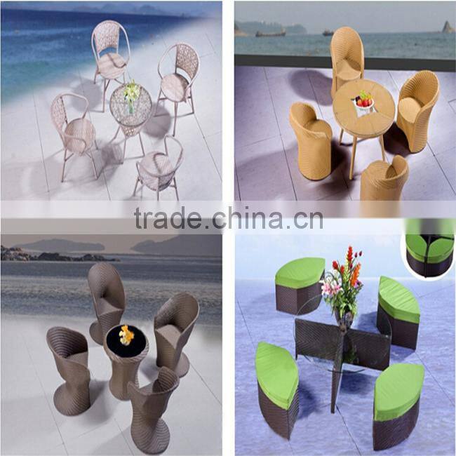 Outdoor rattan furniture 2 seater garden sofa