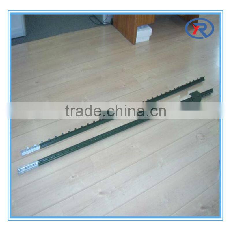 high quality anping manufacturer green painted cheap t post