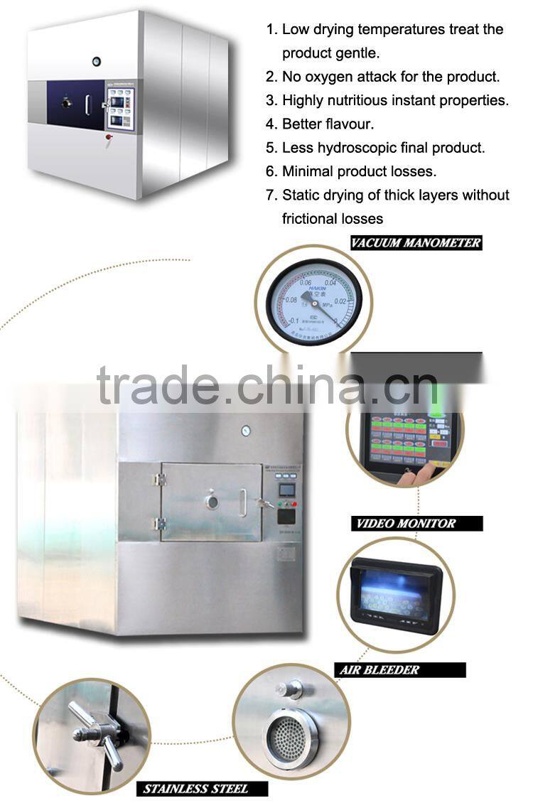 Papaya fruit Microwave vacuum dryer