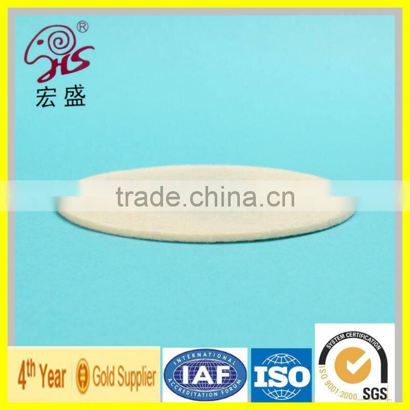 soft pad and 100% wool material