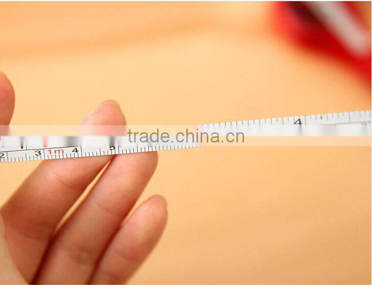 Multi-functional tapeline ball pen with metal clip