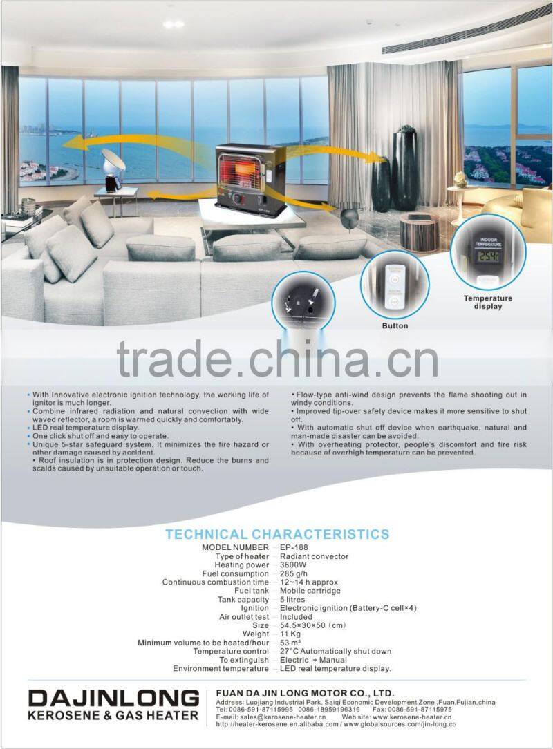 NEW model for household kerosene heater EP-188