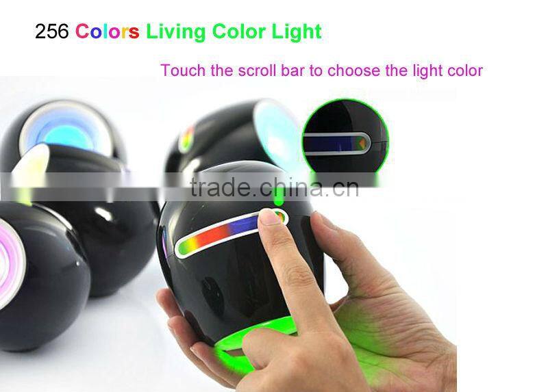 LOVELY touch control 256 color changing LED audio shape lights high technology