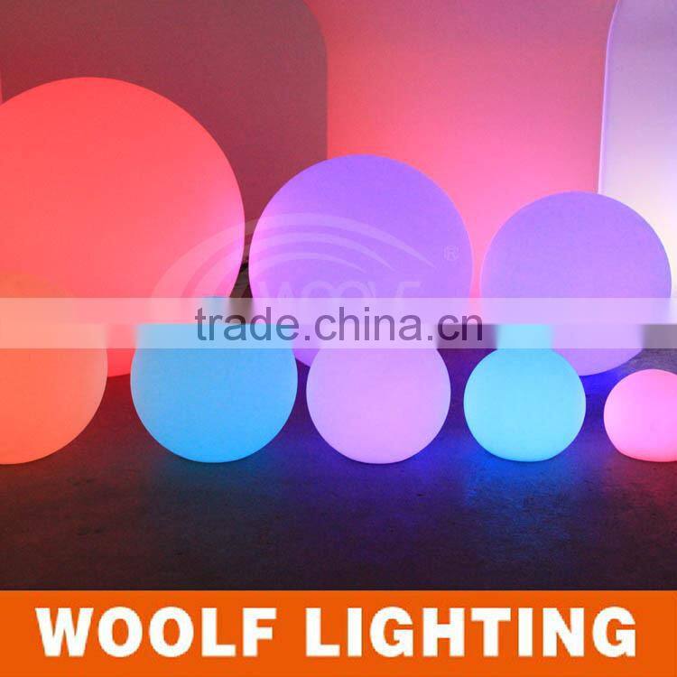 D30cm Waterproof IP68 low power swimming pool led light ball
