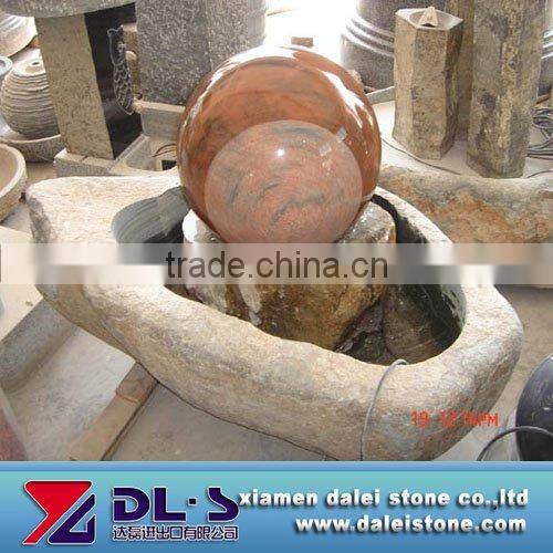 Modern garden hand carved water natural stone fountain