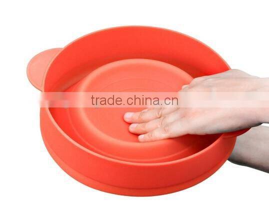 Collapsible Silicone Popcorn Popper,Microwaveable Silicone Popcorn Bucket