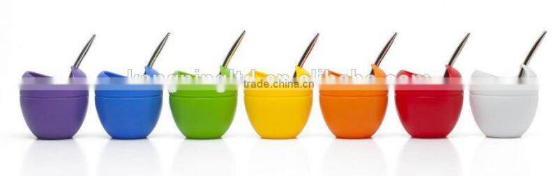 LFGB,FDA,SGS Certification SILICONE YERBA MATE DRINKWARE TYPER MATE GOURD