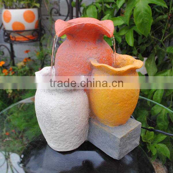 New Style Colorful Water Fountains Water Feature for Garden Decoration
