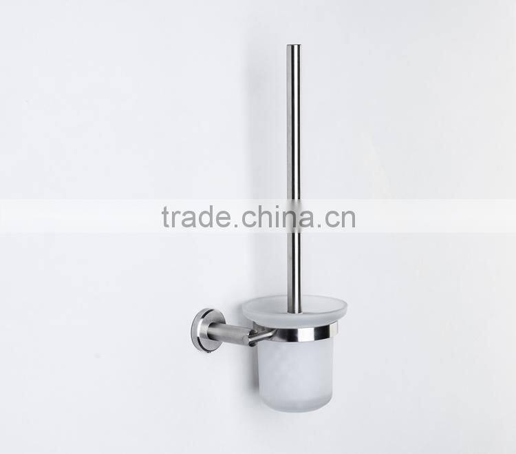 Stainless Steel 304 Bathroom Wall Mounted Toilet Brush with Holder Set