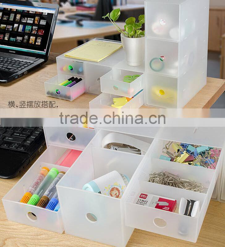Dull Polish Combination Drawer Storage Box Plastic Drawer Storage Cabinet