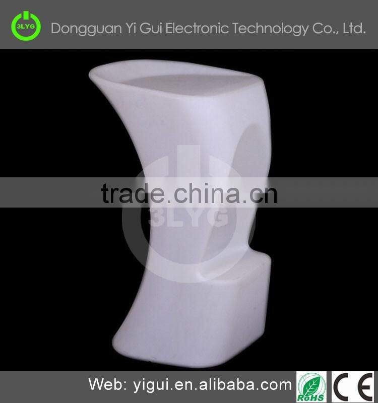 Led light wholesale cocktail tables modern shape party cocktail tables and chairs